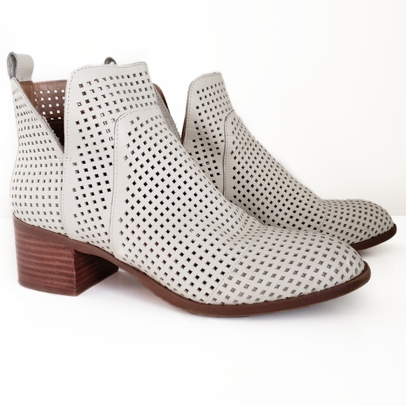 Franco Sarto Shoes - Franco Sarto Richland perforated booties ivory 7